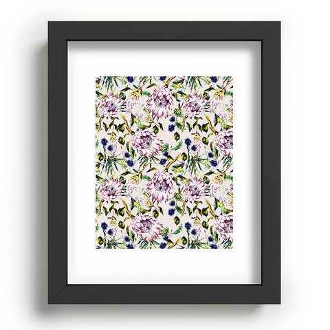 Marta Barragan Camarasa Pattern floral boho Recessed Framing Rectangle