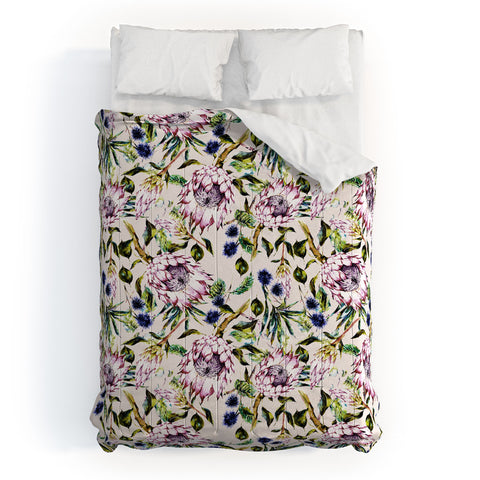 Marta Barragan Camarasa Pattern floral boho Comforter