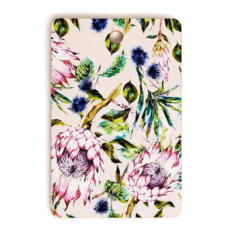 Marta Barragan Camarasa Pattern floral boho Cutting Board Rectangle
