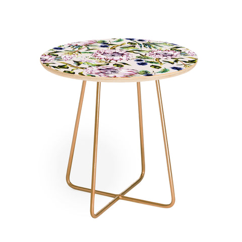 Marta Barragan Camarasa Pattern floral boho Round Side Table