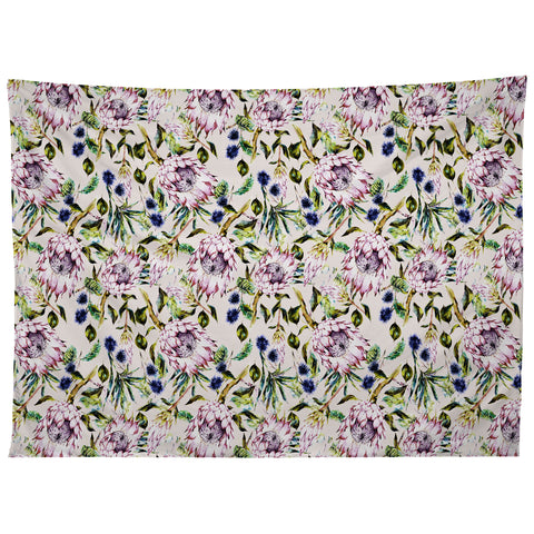 Marta Barragan Camarasa Pattern floral boho Tapestry