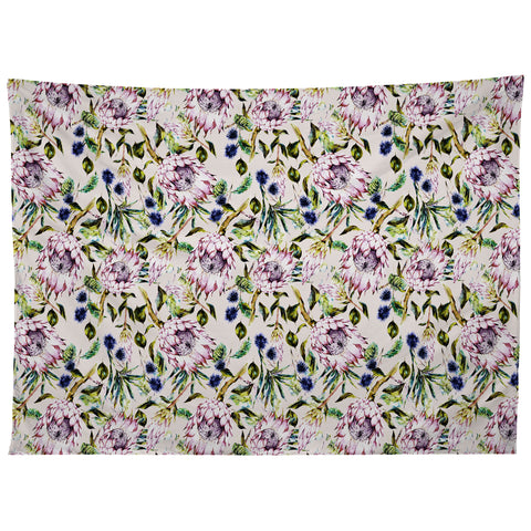 Marta Barragan Camarasa Pattern floral boho Tapestry