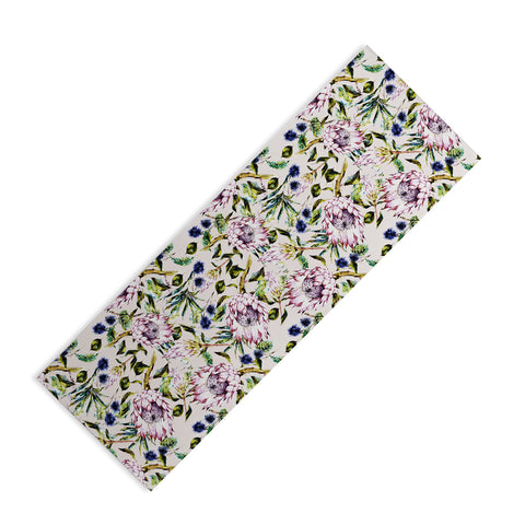 Marta Barragan Camarasa Pattern floral boho Yoga Mat