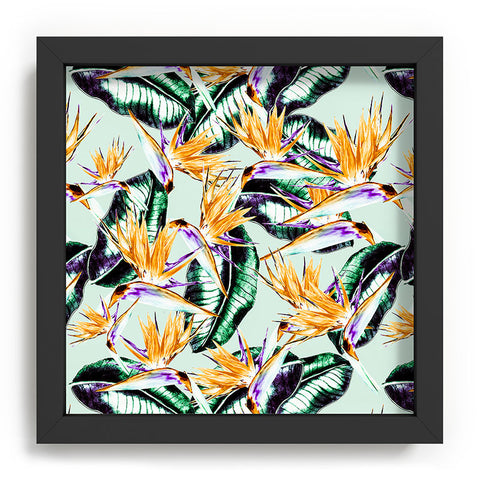 Marta Barragan Camarasa Pattern floral exotic Recessed Framing Square