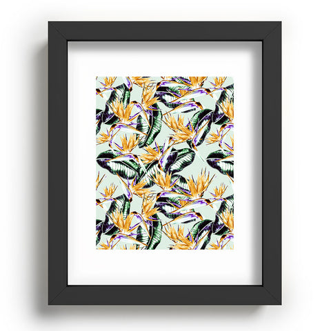 Marta Barragan Camarasa Pattern floral exotic Recessed Framing Rectangle