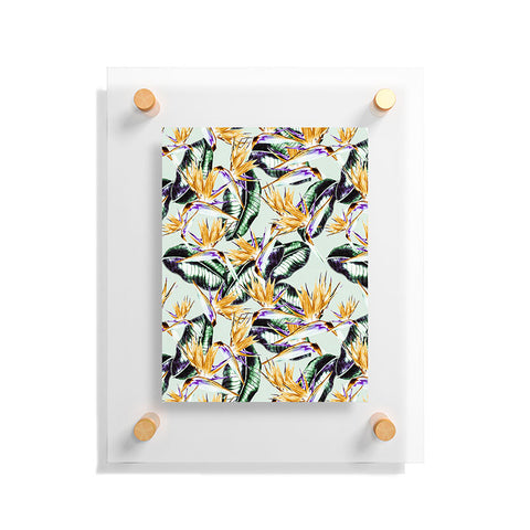 Marta Barragan Camarasa Pattern floral exotic Floating Acrylic Print