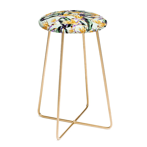 Marta Barragan Camarasa Pattern floral exotic Counter Stool