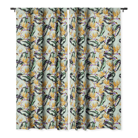 Marta Barragan Camarasa Pattern floral exotic Blackout Window Curtain