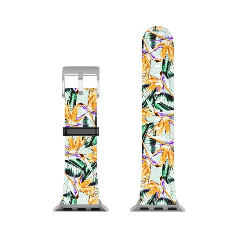 Marta Barragan Camarasa Pattern floral exotic Apple Watch Band