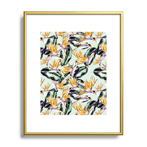 Marta Barragan Camarasa Pattern floral exotic Metal Framed Art Print