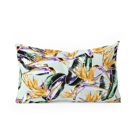 Marta Barragan Camarasa Pattern floral exotic Oblong Throw Pillow