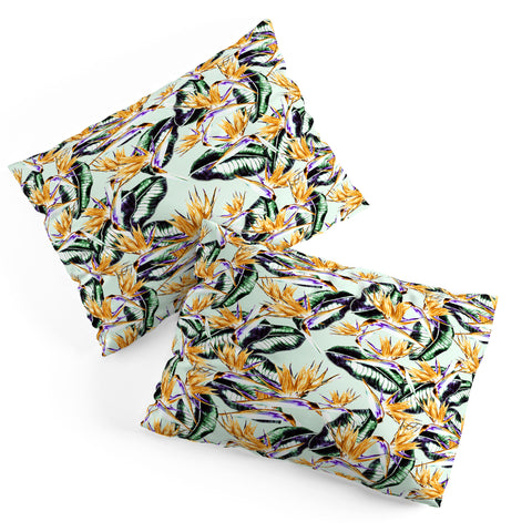 Marta Barragan Camarasa Pattern floral exotic Pillow Shams