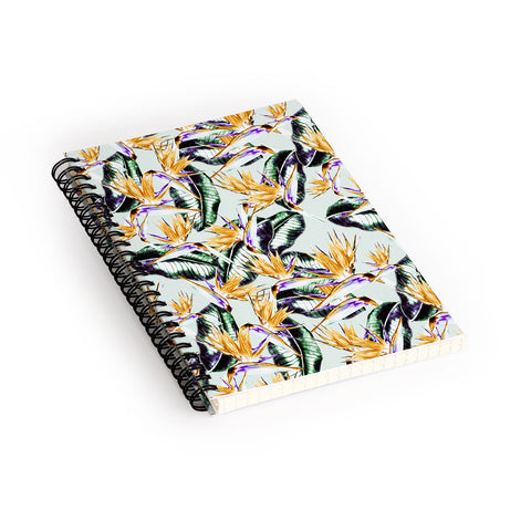 Marta Barragan Camarasa Pattern floral exotic Spiral Notebook