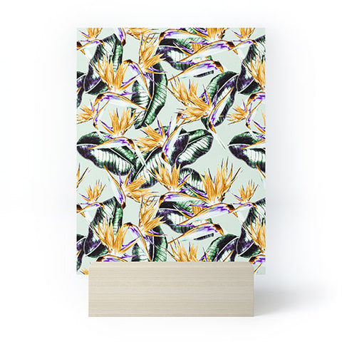 Marta Barragan Camarasa Pattern floral exotic Mini Art Print