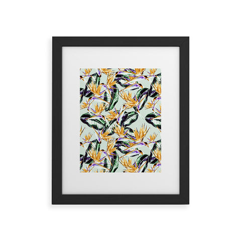Marta Barragan Camarasa Pattern floral exotic Framed Art Print
