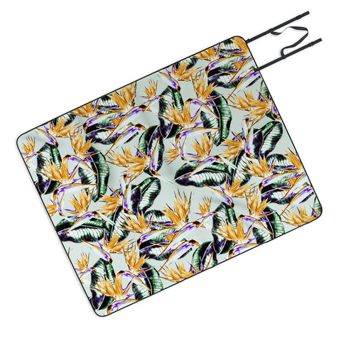 Marta Barragan Camarasa Pattern floral exotic Picnic Blanket