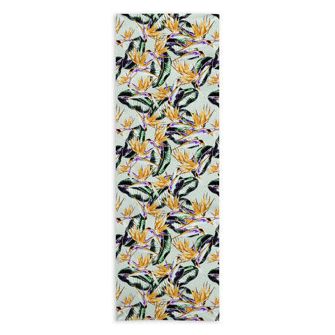 Marta Barragan Camarasa Pattern floral exotic Yoga Towel