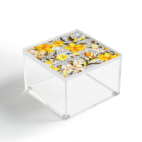Marta Barragan Camarasa Pattern flowers and fruits Acrylic Box