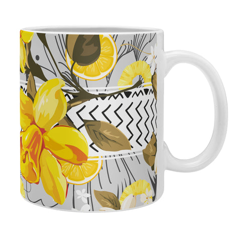 Marta Barragan Camarasa Pattern flowers and fruits Coffee Mug
