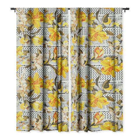 Marta Barragan Camarasa Pattern flowers and fruits Blackout Non Repeat