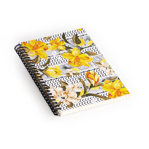 Marta Barragan Camarasa Pattern flowers and fruits Spiral Notebook
