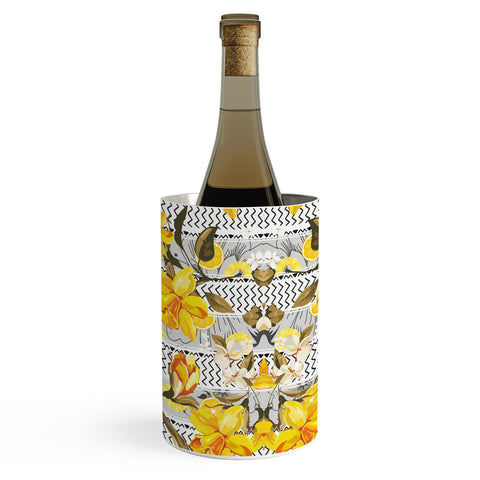Marta Barragan Camarasa Pattern flowers and fruits Wine Chiller