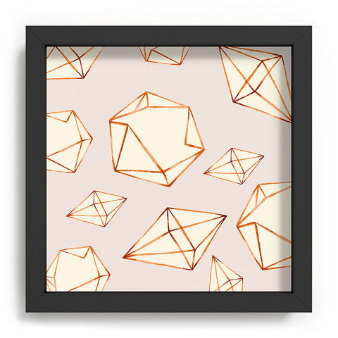 Marta Barragan Camarasa Pattern geometric dreams Recessed Framing Square