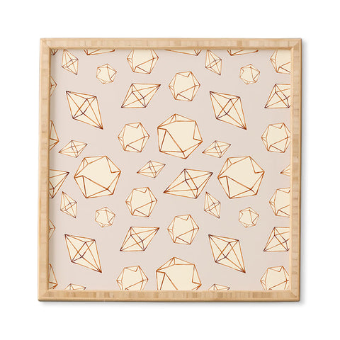 Marta Barragan Camarasa Pattern geometric dreams Framed Wall Art