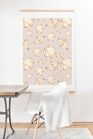 Marta Barragan Camarasa Pattern geometric dreams Art Print And Hanger