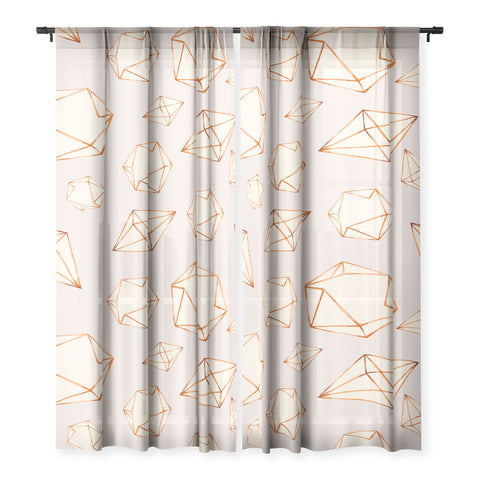 Marta Barragan Camarasa Pattern geometric dreams Sheer Non Repeat