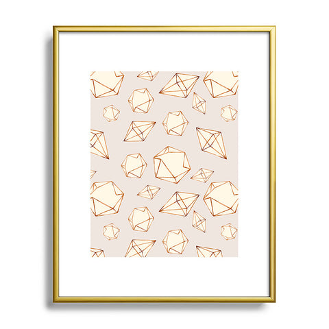 Marta Barragan Camarasa Pattern geometric dreams Metal Framed Art Print