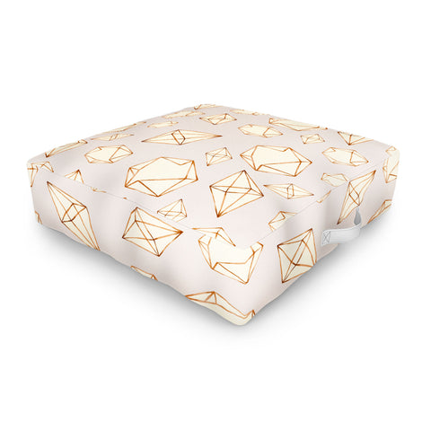 Marta Barragan Camarasa Pattern geometric dreams Outdoor Floor Cushion