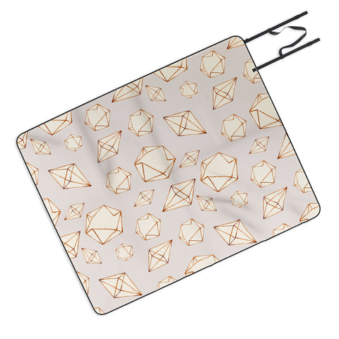 Marta Barragan Camarasa Pattern geometric dreams Picnic Blanket