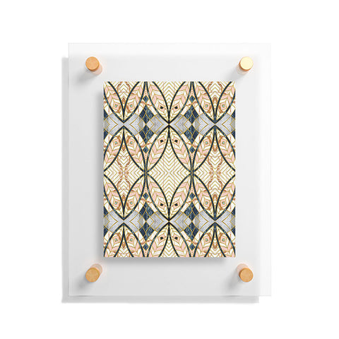 Marta Barragan Camarasa Pattern mosaic Art deco Floating Acrylic Print
