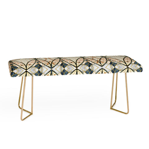 Marta Barragan Camarasa Pattern mosaic Art deco Bench