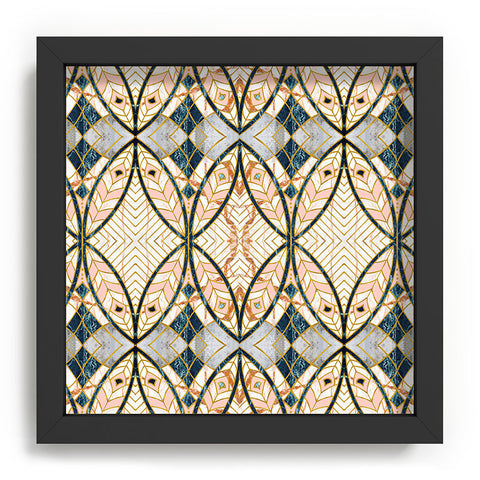 Marta Barragan Camarasa Pattern mosaic Art deco I Recessed Framing Square