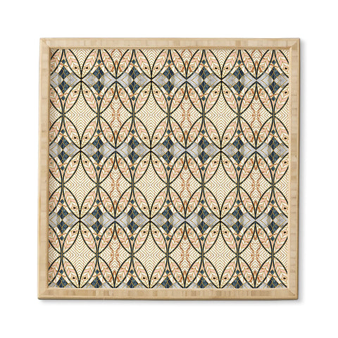 Marta Barragan Camarasa Pattern mosaic Art deco I Framed Wall Art