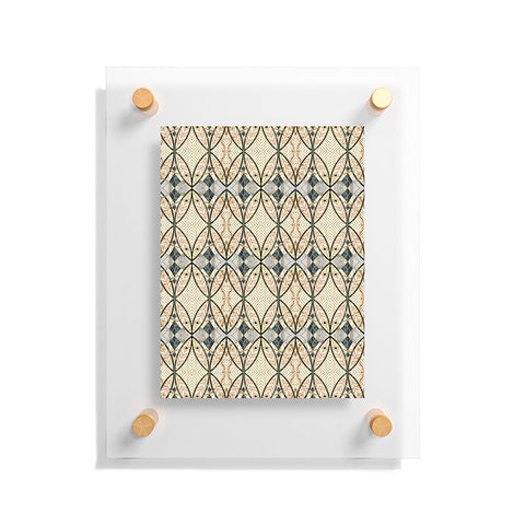 Marta Barragan Camarasa Pattern mosaic Art deco I Floating Acrylic Print