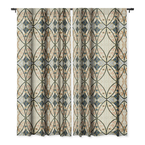 Marta Barragan Camarasa Pattern mosaic Art deco I Blackout Window Curtain