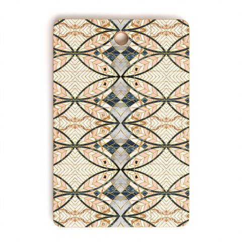 Marta Barragan Camarasa Pattern mosaic Art deco I Cutting Board Rectangle