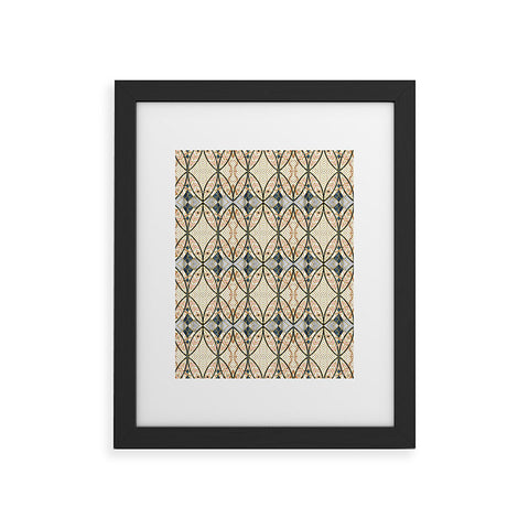 Marta Barragan Camarasa Pattern mosaic Art deco I Framed Art Print