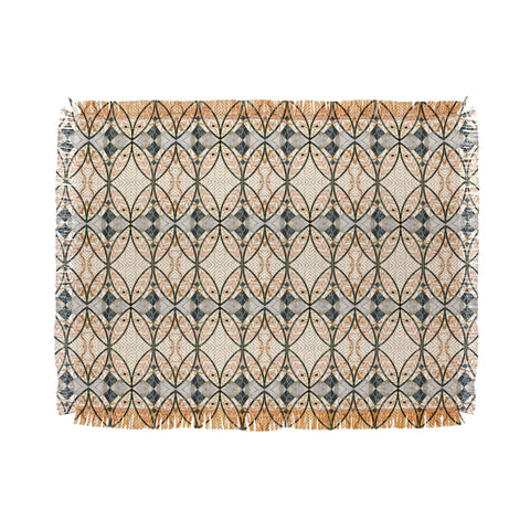 Marta Barragan Camarasa Pattern mosaic Art deco I Throw Blanket