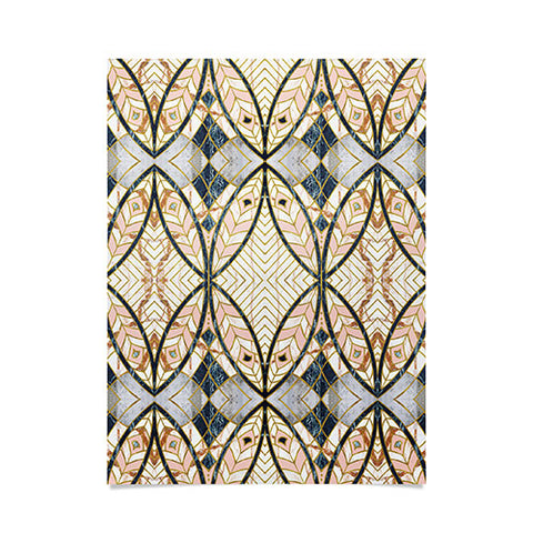 Marta Barragan Camarasa Pattern mosaic Art deco Poster