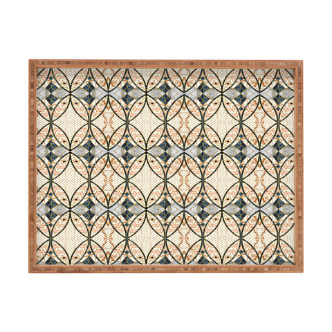 Marta Barragan Camarasa Pattern mosaic Art deco Rectangular Tray