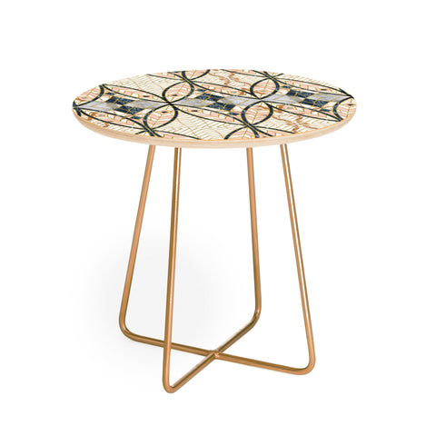 Marta Barragan Camarasa Pattern mosaic Art deco Round Side Table