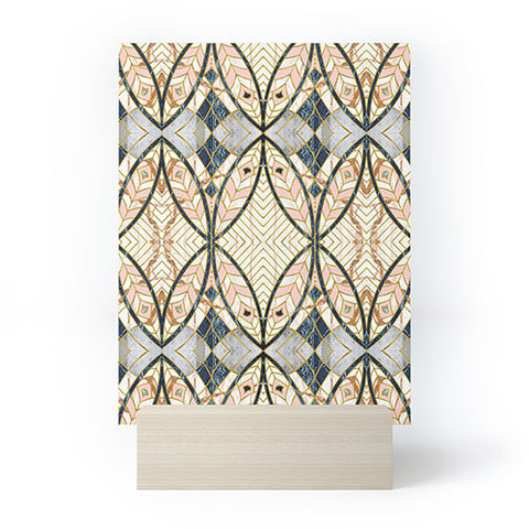 Marta Barragan Camarasa Pattern mosaic Art deco Mini Art Print