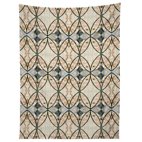 Marta Barragan Camarasa Pattern mosaic Art deco Tapestry