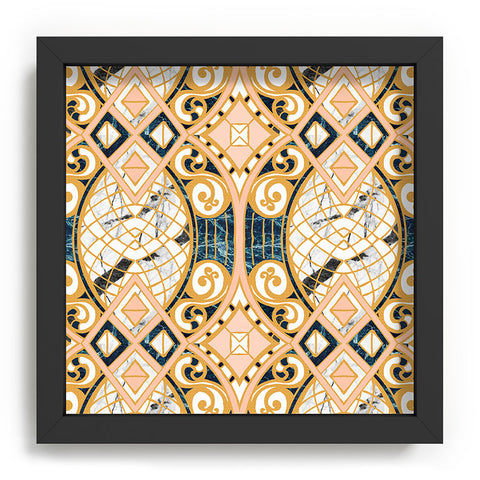Marta Barragan Camarasa Pattern mosaic marble art deco Recessed Framing Square