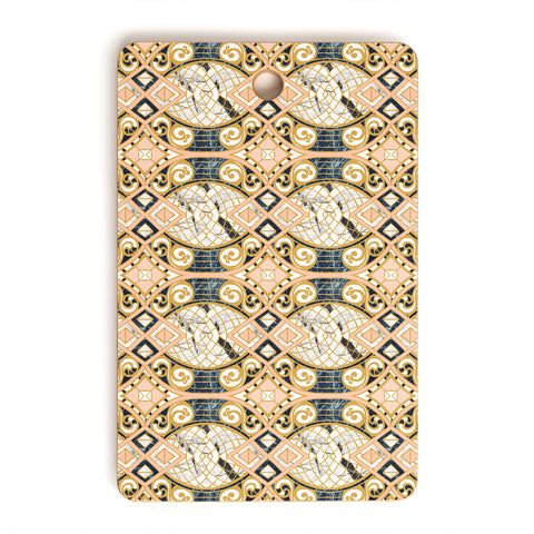 Marta Barragan Camarasa Pattern mosaic marble art deco Cutting Board Rectangle