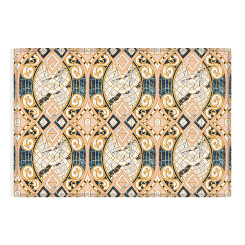 Marta Barragan Camarasa Pattern mosaic marble art deco Outdoor Rug